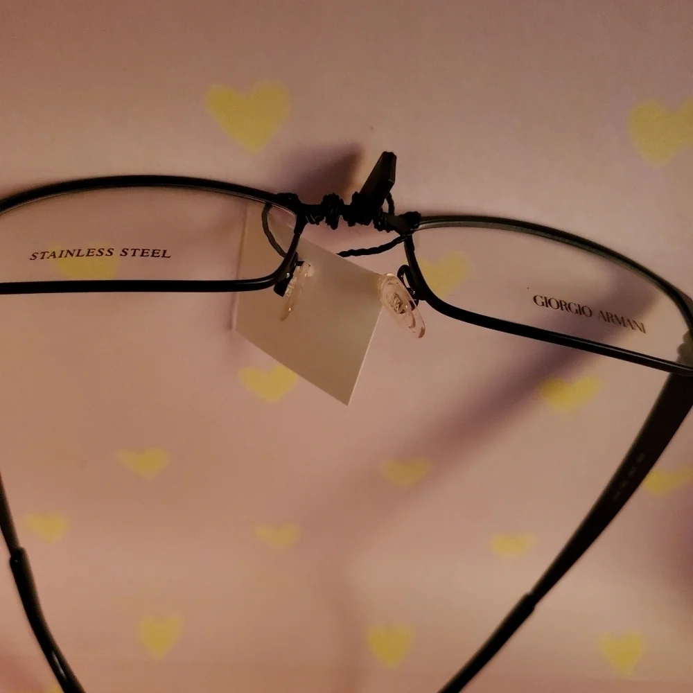 Giorgio Armani Women Black Eyeglasses Like new Authentic tag, case, and cloth